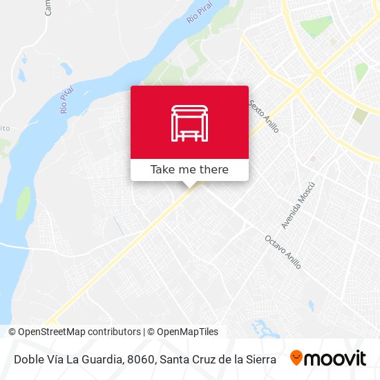 Doble Vía La Guardia, 8060 map