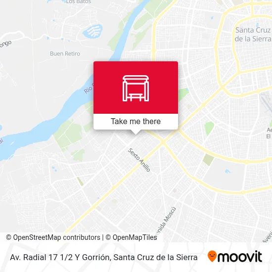 Mapa de Av. Radial 17 1/2 Y Gorrión
