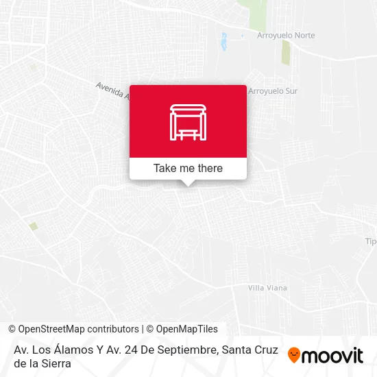 Mapa de Av. Los Álamos Y Av. 24 De Septiembre