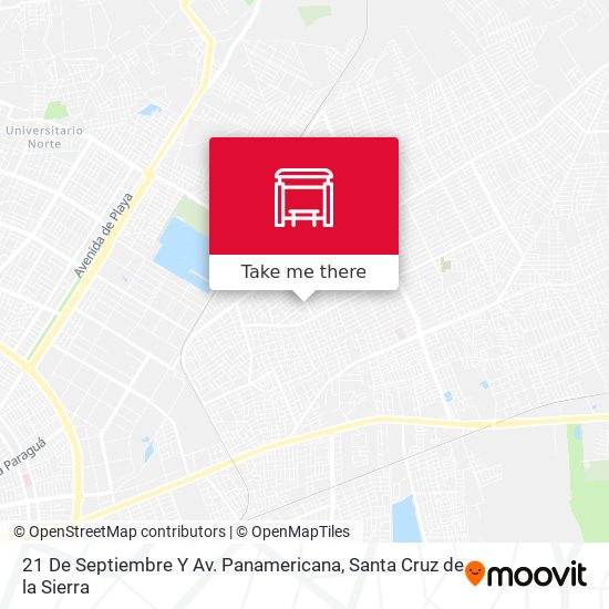 21 De Septiembre Y Av. Panamericana map