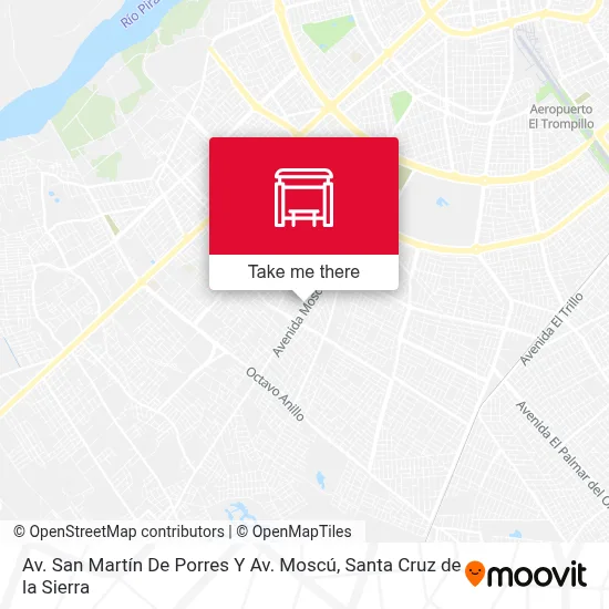 Mapa de Av. San Martín De Porres Y Av. Moscú