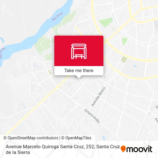 Mapa de Avenue Marcelo Quiroga Santa Cruz, 252