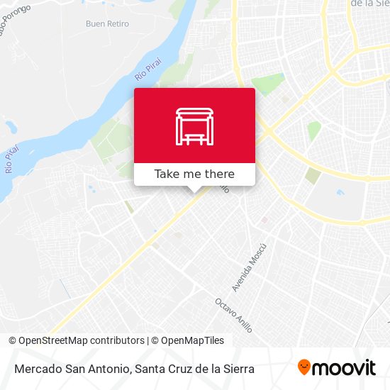 Mercado San Antonio map