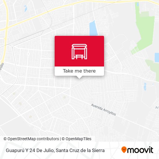 Mapa de Guapurú Y 24 De Julio