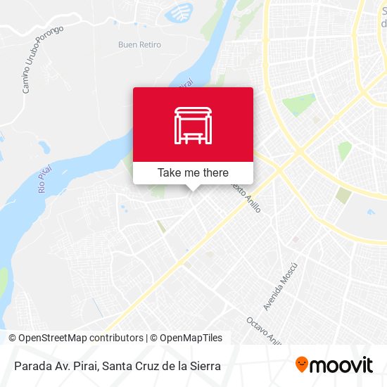 Mapa de Parada Av. Pirai