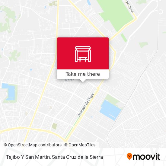 Tajibo Y San Martín map