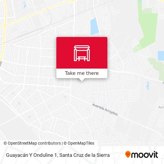 Guayacán Y Onduline 1 map