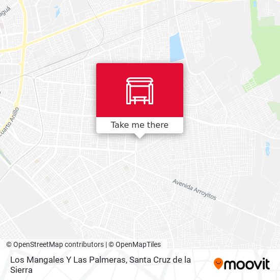 Los Mangales Y Las Palmeras map