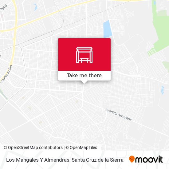 Mapa de Los Mangales Y Almendras