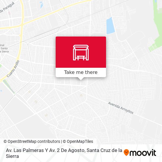 Mapa de Av. Las Palmeras Y Av. 2 De Agosto