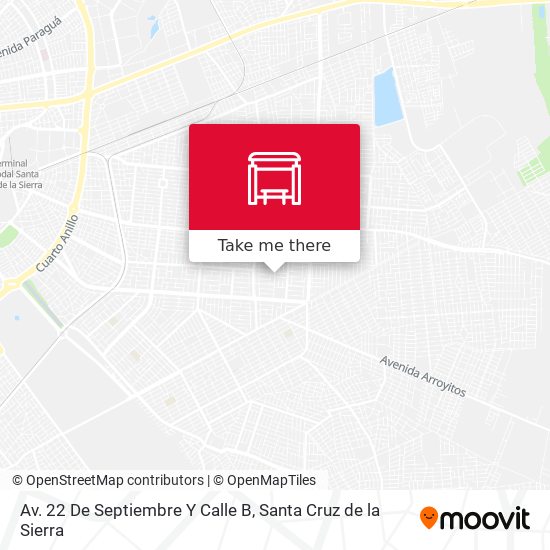 Av. 22 De Septiembre Y Calle B map