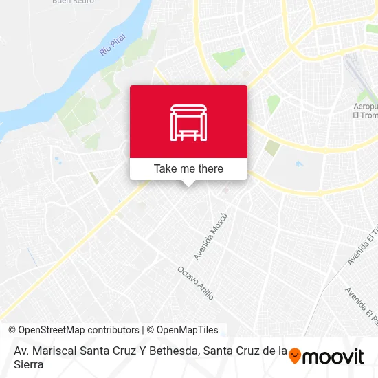 Mapa de Av. Mariscal Santa Cruz Y Bethesda