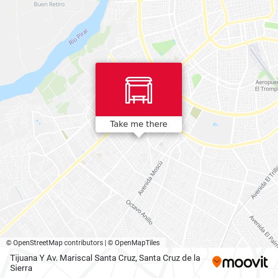 Tijuana Y Av. Mariscal Santa Cruz map