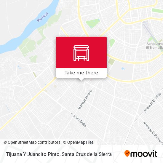 Tijuana Y Juancito Pinto map