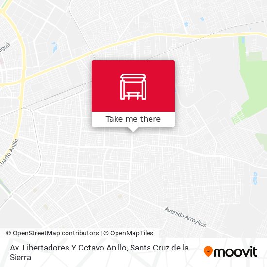 Av. Libertadores Y Octavo Anillo map