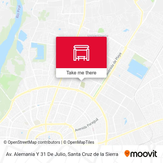 Mapa de Av. Alemania Y 31 De Julio
