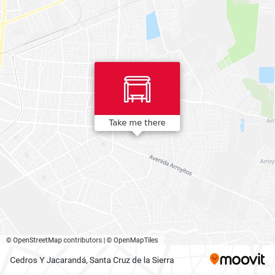Mapa de Cedros Y Jacarandá