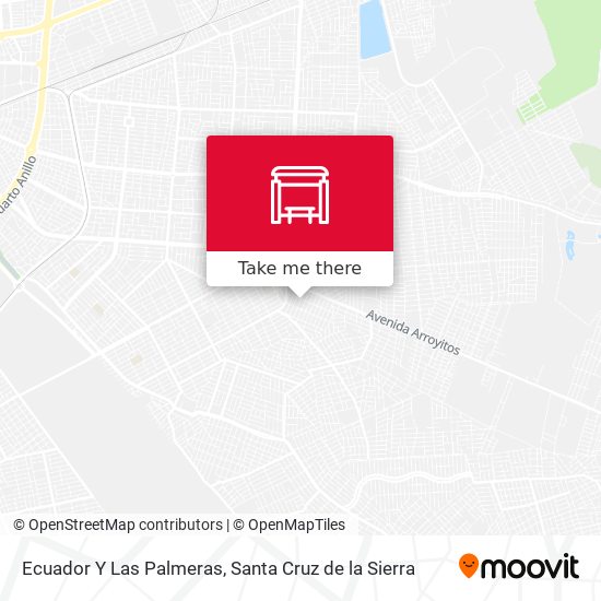 Ecuador Y Las Palmeras map