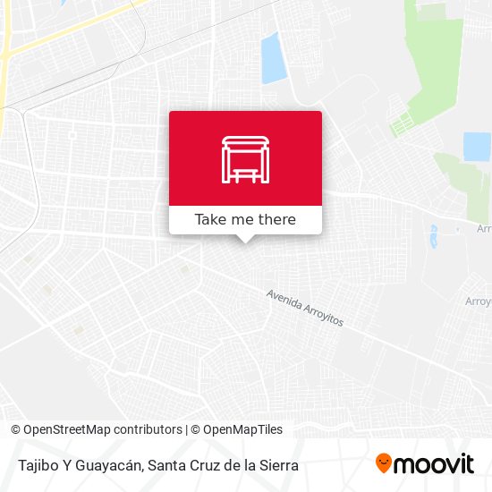 Mapa de Tajibo Y Guayacán