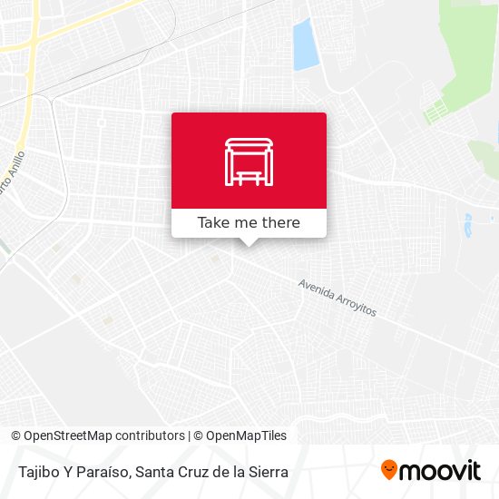Mapa de Tajibo Y Paraíso