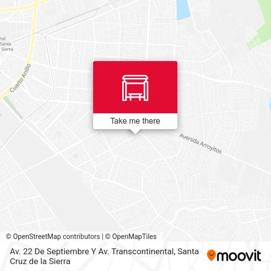 Mapa de Av. 22 De Septiembre Y Av. Transcontinental