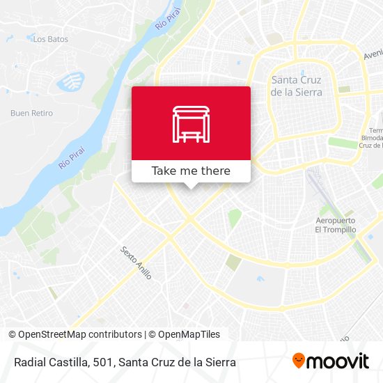 Mapa de Radial Castilla, 501