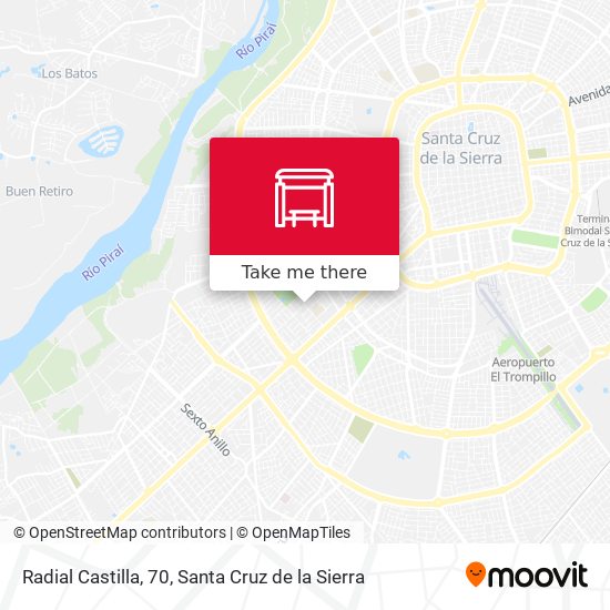 Mapa de Radial Castilla, 70