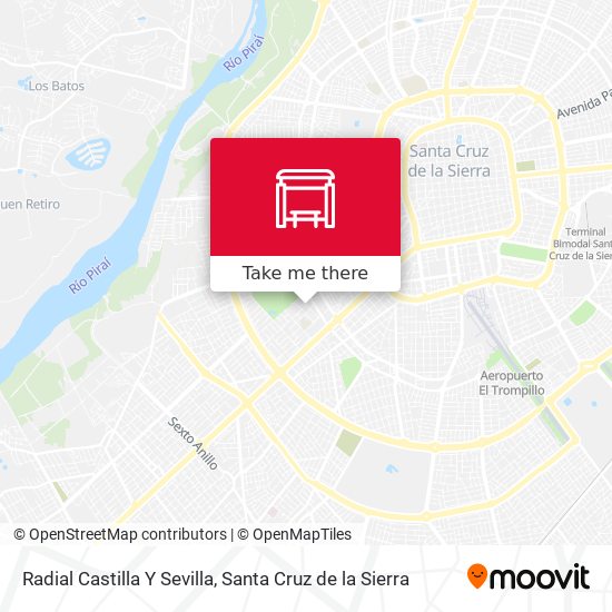 Mapa de Radial Castilla Y Sevilla