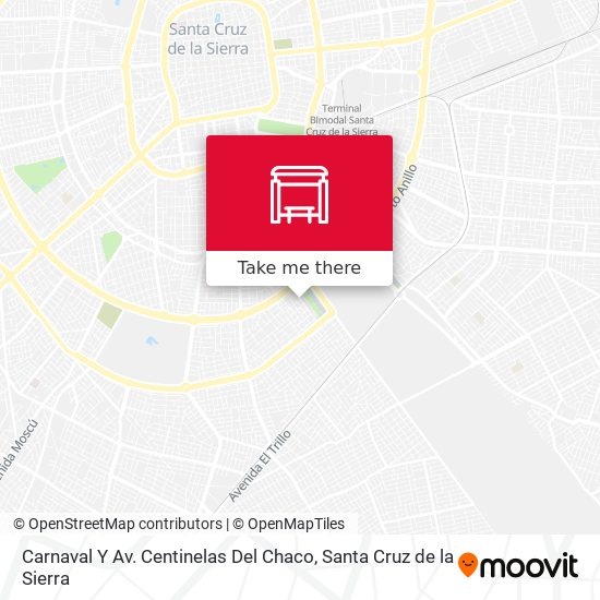Carnaval Y Av. Centinelas Del Chaco map