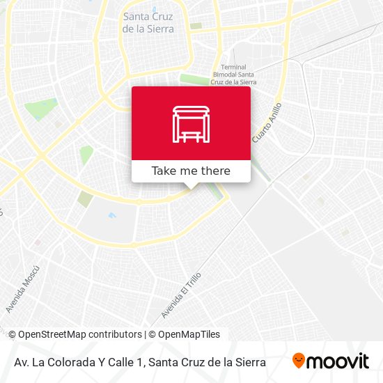 Mapa de Av. La Colorada Y Calle 1