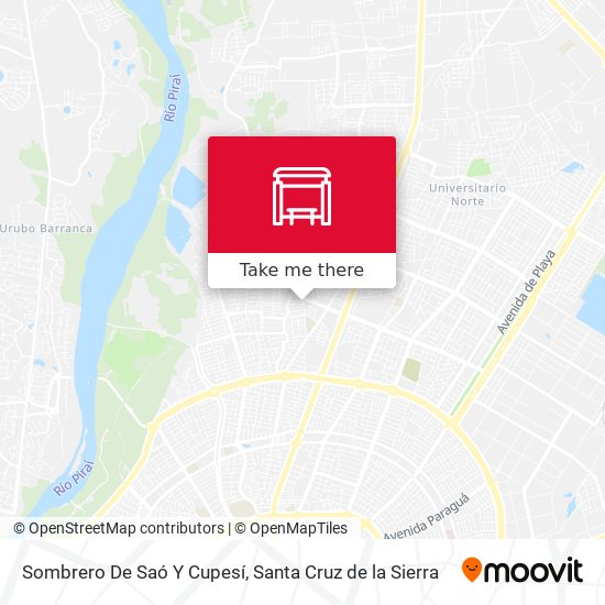 Mapa de Sombrero De Saó Y Cupesí