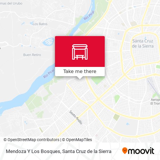 Mendoza Y Los Bosques map