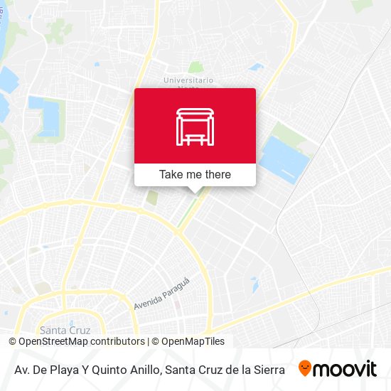 Av. De Playa Y Quinto Anillo map