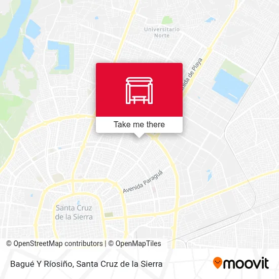 Mapa de Bagué Y Ríosiño