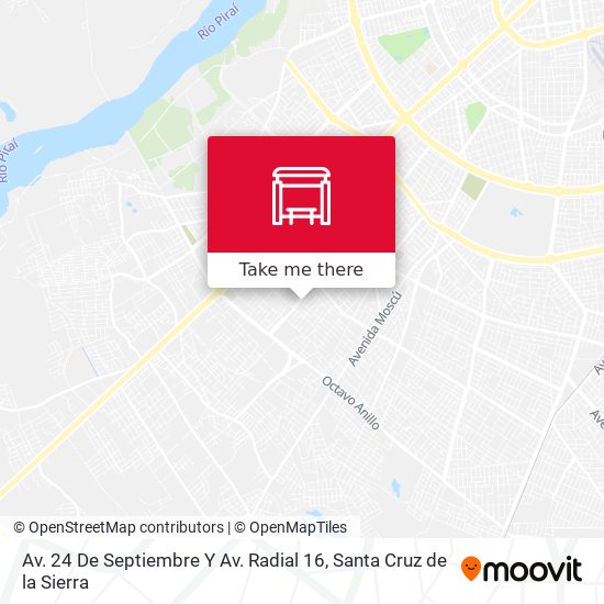 Av. 24 De Septiembre Y Av. Radial 16 map