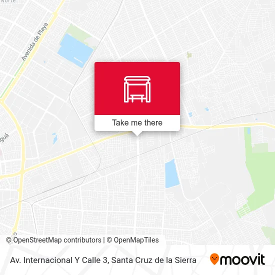 Mapa de Av. Internacional Y Calle 3