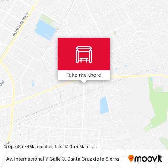 Av. Internacional Y Calle 3 map
