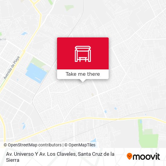 Av. Universo Y Av. Los Claveles map