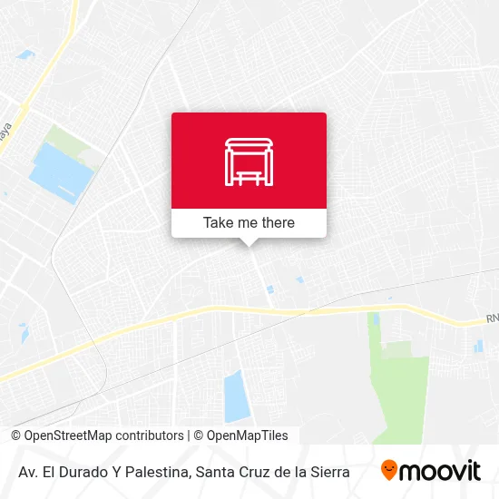 Mapa de Av. El Durado Y Palestina