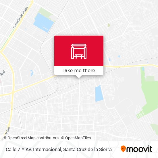 Calle 7 Y Av. Internacional map