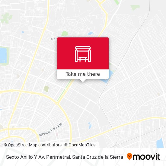 Mapa de Sexto Anillo Y Av. Perimetral