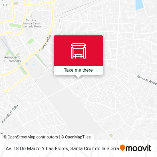 Mapa de Av. 18 De Marzo Y Las Flores