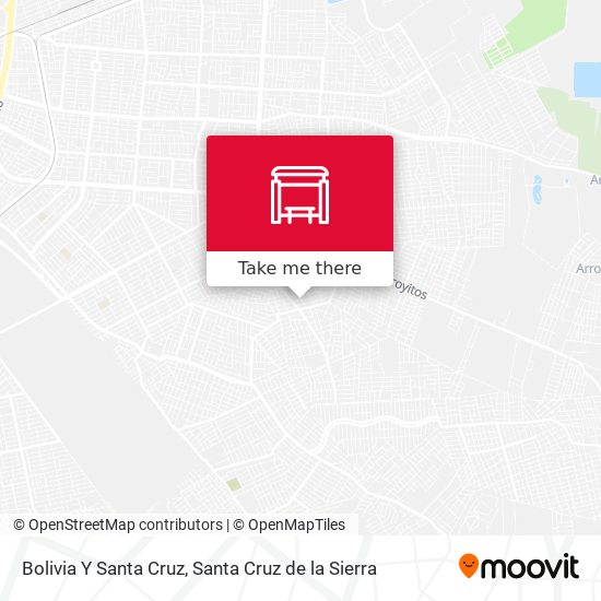 Bolivia Y Santa Cruz map