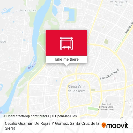 Mapa de Cecilio Guzman De Rojas Y Gómez