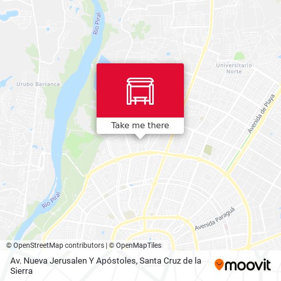 Av. Nueva Jerusalen Y Apóstoles map