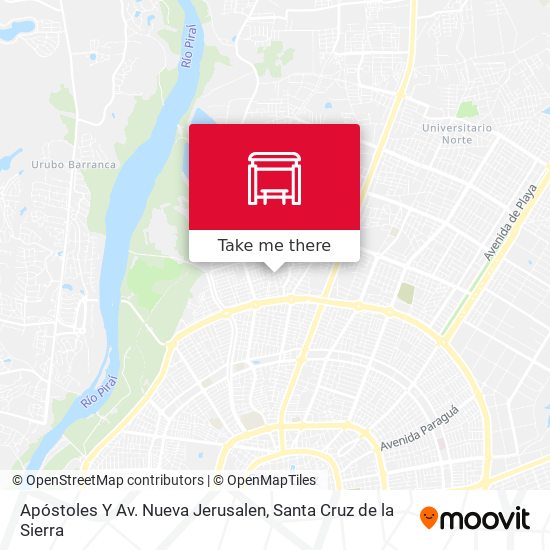 Mapa de Apóstoles Y Av. Nueva Jerusalen