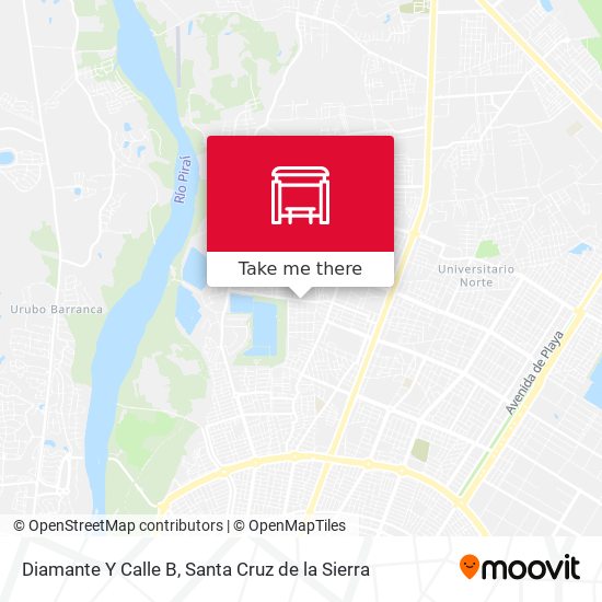 Mapa de Diamante Y Calle B