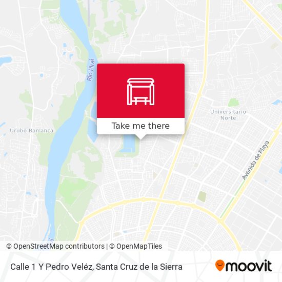 Mapa de Calle 1 Y Pedro Veléz