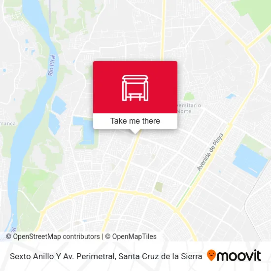 Mapa de Sexto Anillo Y Av. Perimetral