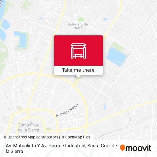 Av. Mutualista Y Av. Parque Industrial map